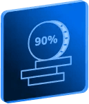 Profitability of up to 90%